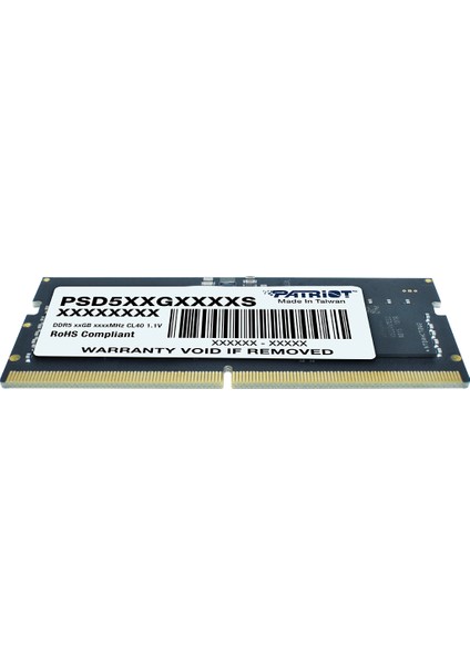 Marka Patriot Signature Line 16GB(1X16GB) Ddr5 4800MHZ CL40 Sodımm Ram (PSD516G480081S) modelleri