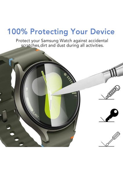 Samsung Galaxy Watch 7 44MM Kolay Uygulama Aparatlı Cam Ekran Koruyucu indirimleri