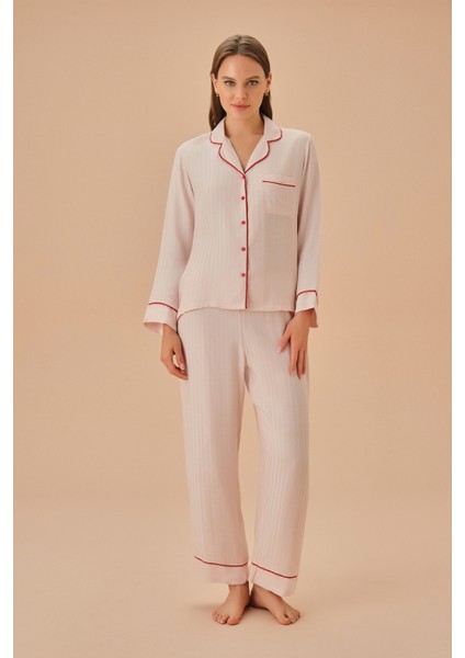 Perry Gömlek Yaka Pijama Takımı