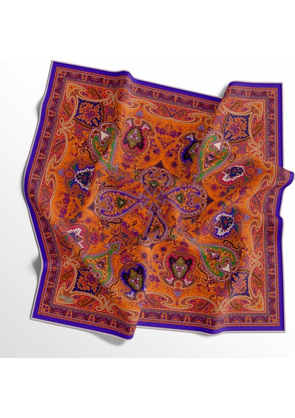90 x 90 Ipek Vual Ince Eşarp - 03578