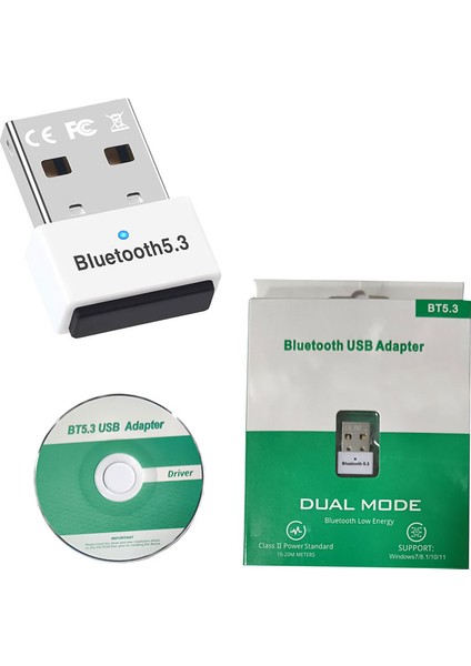 Dual Çift Modlu 5.3 USB Bluetooth Adaptör Dual Mod Bluetooth Adaptör