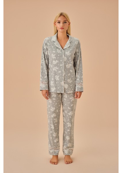 Griss Maskülen Pijama Takımı