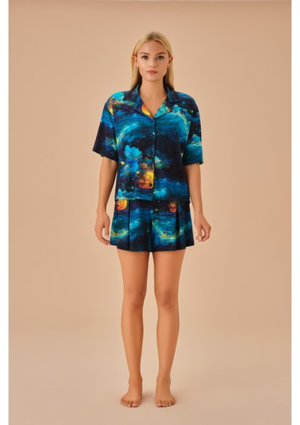 Galaxy Maskülen Şort Takımı