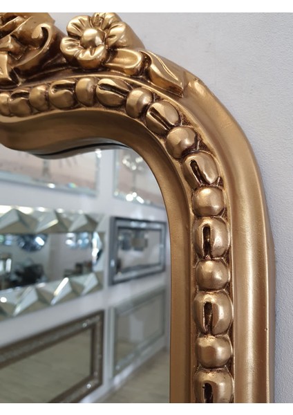 Princess Great Gold Model Altın Renk Dekoratif Boy Aynası