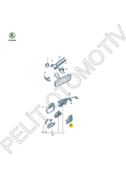 Superb 2008-2013 Sağ Ayna Camı 4F0857536AE 4F0857536AF indirimleri