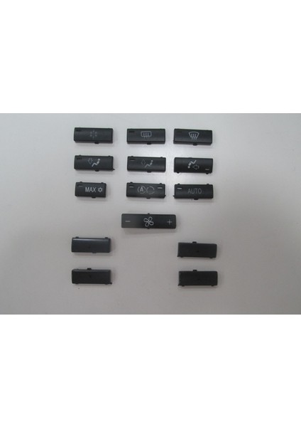 (Yeni̇ Ürün!!!)Bmw 5 Seri E39 01/03 Kli̇ma Ayar Düğme Seti̇ (14 Parça)