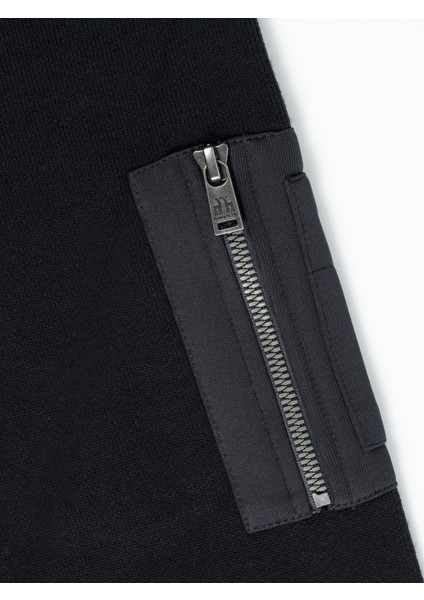 Erkek Regular Fıt Triko Hırka-Lacivert fırsatları