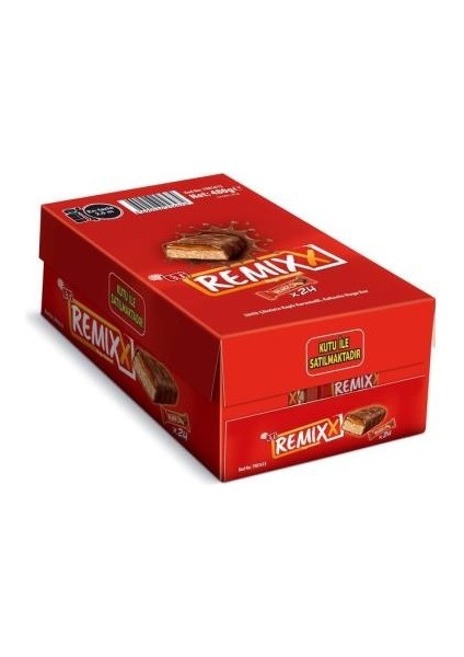 Eti Remixx Karamelli Nuga Bar 24 x 20 gr - OnuAl Fiyat Arşivi