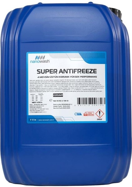 Süper Antifriz Organik 16 kg