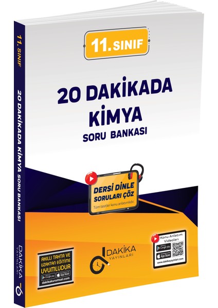 11. Sınıf 20 Dakikada Kimya Soru Bankası fırsatları