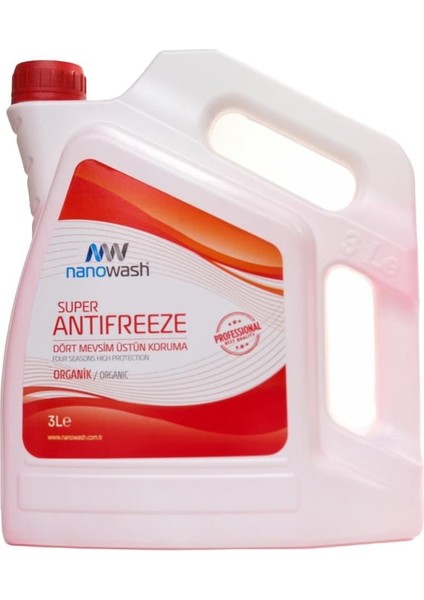 Süper Antifriz Organik Kırmızı 3 Lt