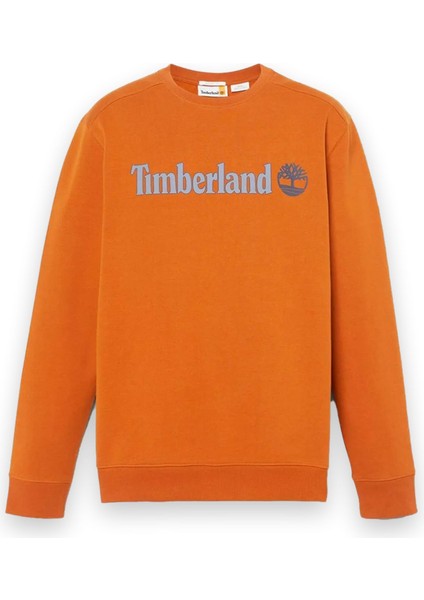 TB0A5UJY Linear Logo Crew Neck Sweat Erkek Sweatshirt modelleri