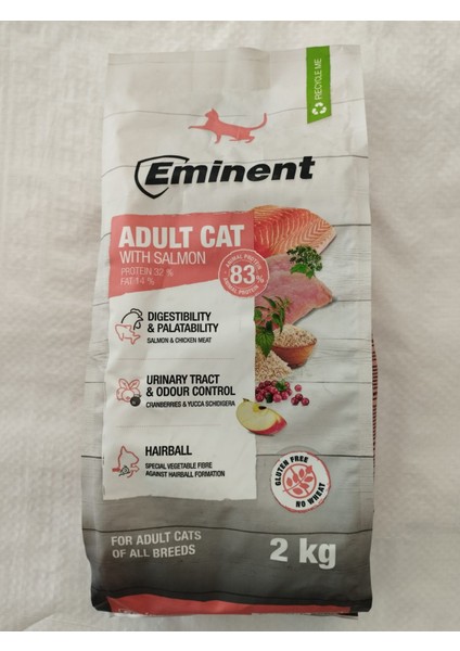 Adult Cat Wıth Salmon 2 kg Yetişkin Kuru Kedi Maması Somonlu fiyatları