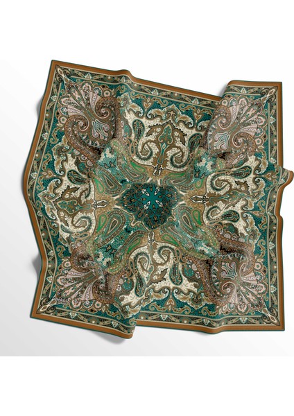 90 x 90 Ipek Vual Ince Eşarp - 03573
