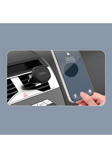 Mıknatıslı Telefon Tutacağı Krom Kalorifer Geçmeli / SYTE191