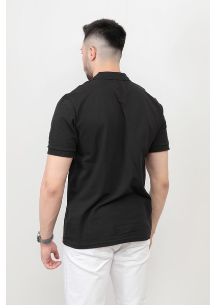 John Borners Erkek Polo Yaka Detaylı Kısa Kol Pike T-Shirt