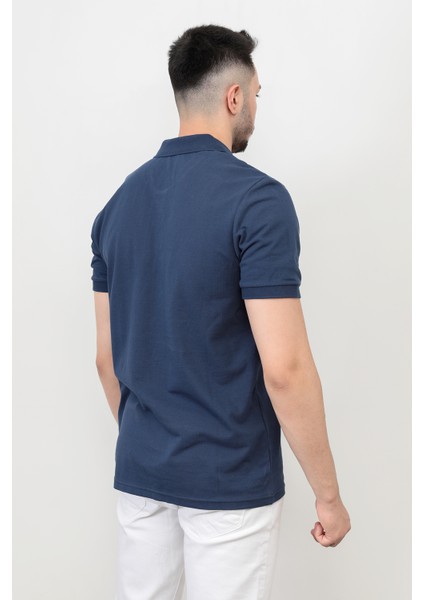 John Borners Erkek Polo Yaka Detaylı Kısa Kol Pike T-Shirt