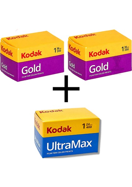 Renkli Analog Fotoğraf Filmi KODAKGOLD200 2ALANA 1ultramax