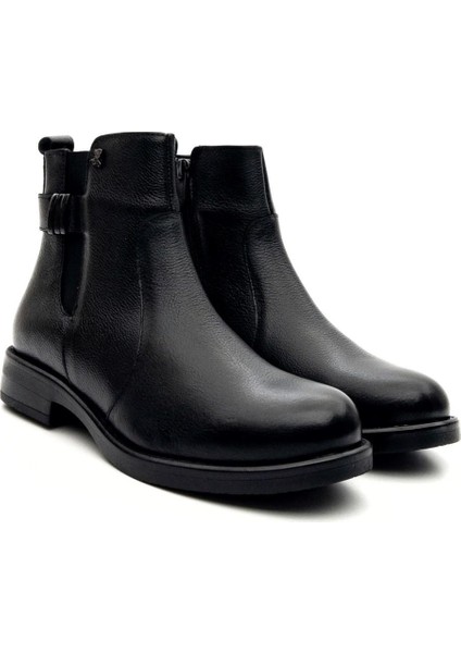 1852533K Kadın Deri Fermuarlı Kısa Bot fiyatları