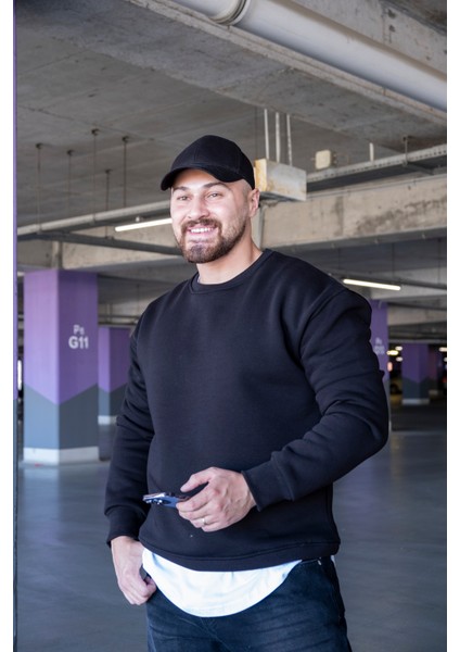 Üç Iplik Şardonlu Oversize Sweatshirt fiyatları