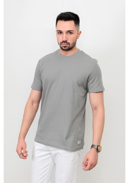 John Borners Erkek O Yaka Oversize T-Shirt