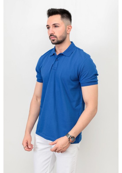 John Borners Erkek Polo Yaka Detaylı Kısa Kol Pike T-Shirt