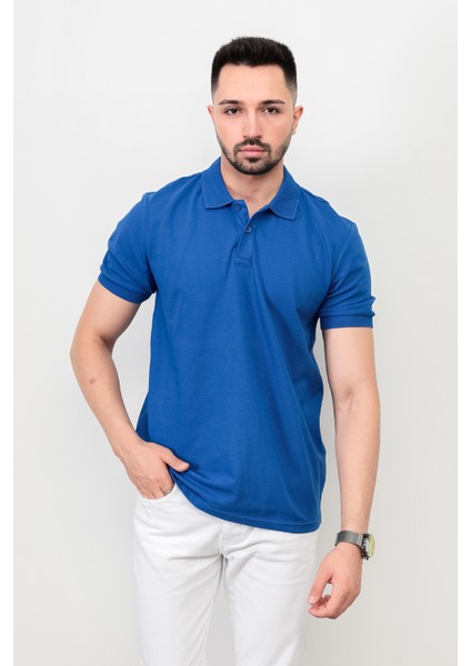 John Borners Erkek Polo Yaka Detaylı Kısa Kol Pike T-Shirt