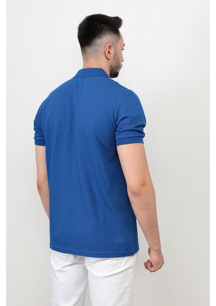 John Borners Erkek Polo Yaka Detaylı Kısa Kol Pike T-Shirt