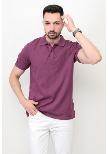 John Borners Erkek Polo Yaka Detaylı Kısa Kol Pike T-Shirt