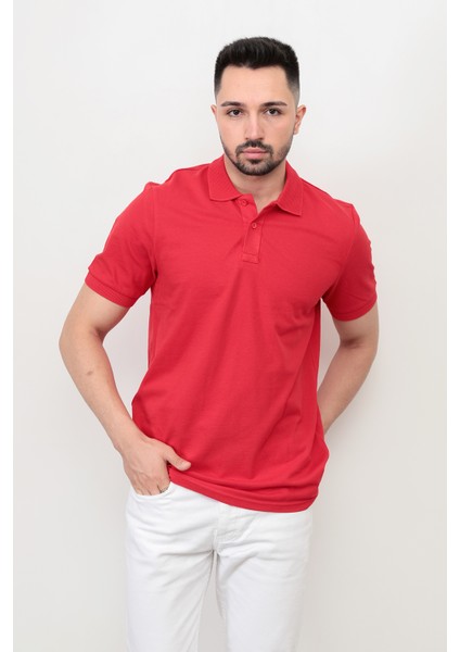 John Borners Erkek Polo Yaka Detaylı Kısa Kol Pike T-Shirt