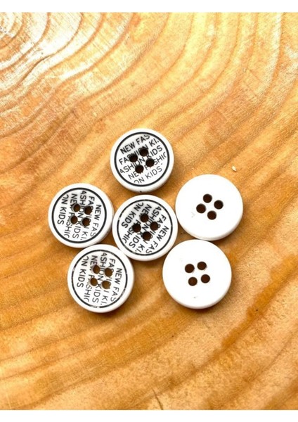 15 mm Yazılı Özel Üretim Düğme(20 Adet) fiyatları