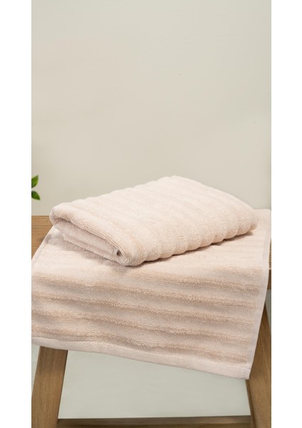 Alegra %100 Doğal Pamuklu El / Yüz Havlusu 50X90 cm Bej
