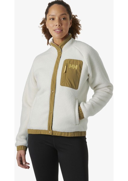 Helly Hansen W Imperial Pile Snap Kadın Beyaz Polar 63372-034