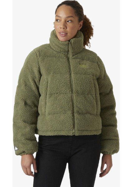 Helly Hansen W Yu Teddy Pile Kadın Yeşil Mont 54065-421