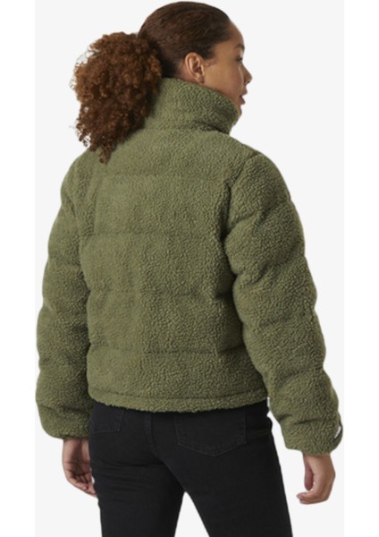 Helly Hansen W Yu Teddy Pile Kadın Yeşil Mont 54065-421