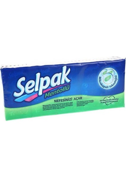 Mentollü Mendil 10 x 10 Paket (100 Adet)