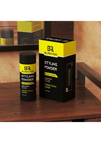 Black&Red Saç Şekillendirici Toz Wax Güçlü Tutuş Ve Doğal Görünüm - Strong Touch Toz Wax - 20g indirimleri