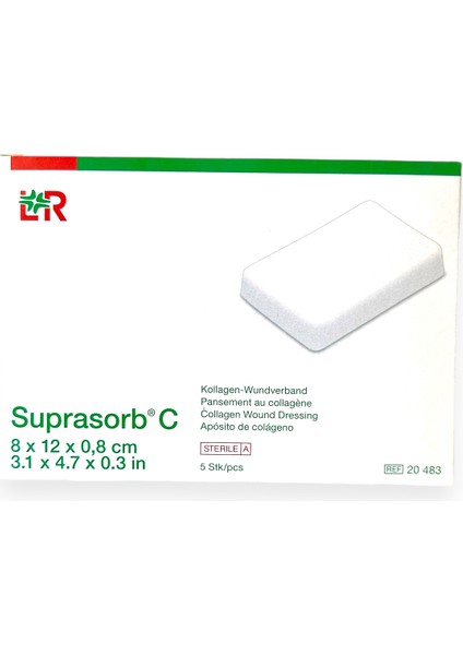 Suprasorb C Collagen yaraa Ört. 8 x 12 x 0,8 cm (1ADET)