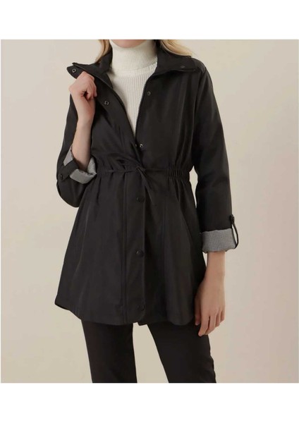 Bigdart 10322 Beli Büzgülü Trençkot
