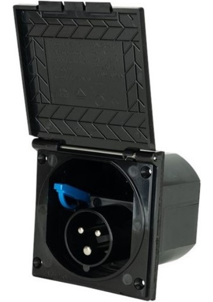 Karavan Eco Dış Elektrik Girişi 220V Siyah
