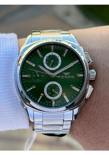 Çelik Kordon Iç Fonksiyonları Aktif Chronograph 30 mt Su Geçirmez Erkek Kol Saati EFM.40126.A6 fırsatları