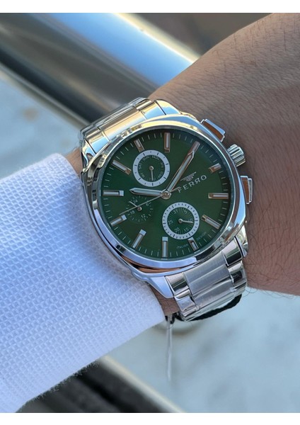 Çelik Kordon Iç Fonksiyonları Aktif Chronograph 30 mt Su Geçirmez Erkek Kol Saati EFM.40126.A6 indirimleri
