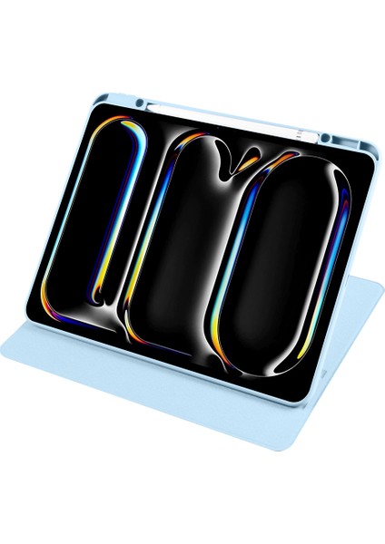 Apple iPad Pro 11 1. 2. Nesil Kılıf Termik Kalem Bölmeli Dönebilen Standlı Kılıf Smart A2228-30-31 A2068-13 A1980-34-79 modelleri