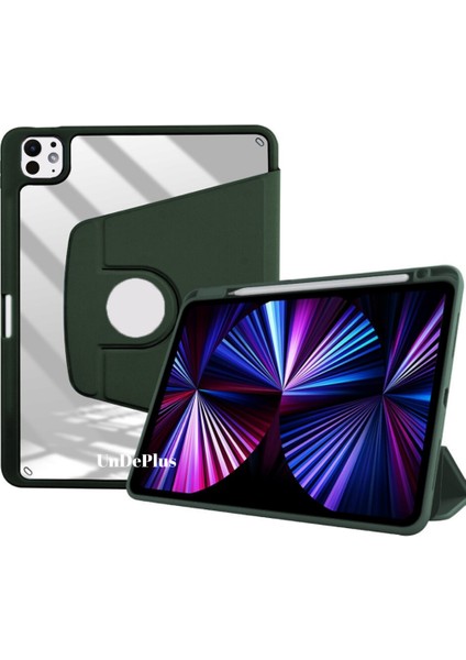 Apple iPad Pro 11 3. 4. Nesil Kılıf Termik Kalem Bölmeli Dönebilen Standlı Kılıf A2435 A2759 A2761-62 A2377-01 A2459-60
