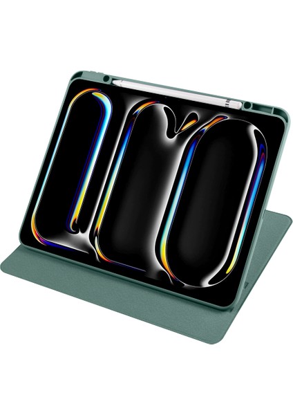 Apple iPad Pro 11 3. 4. Nesil Kılıf Termik Kalem Bölmeli Dönebilen Standlı Kılıf A2435 A2759 A2761-62 A2377-01 A2459-60 modelleri