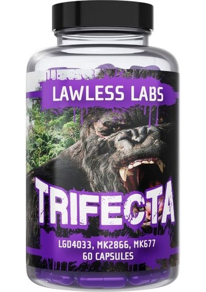 Lawless Labs Trifecta 3'lü Mix 60 Kapsül - Ligandrol Lgd+ Mk677 İbutamoren + Mk2866 Ostarine