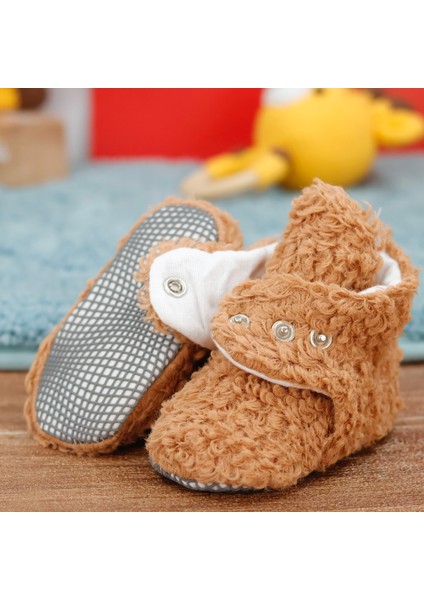 Teddy Bebek Pandufu, Kaydırmaz Taban, Organik Pamuk Astar, Ev Kreş Ayakkabısı, Taba fiyatları