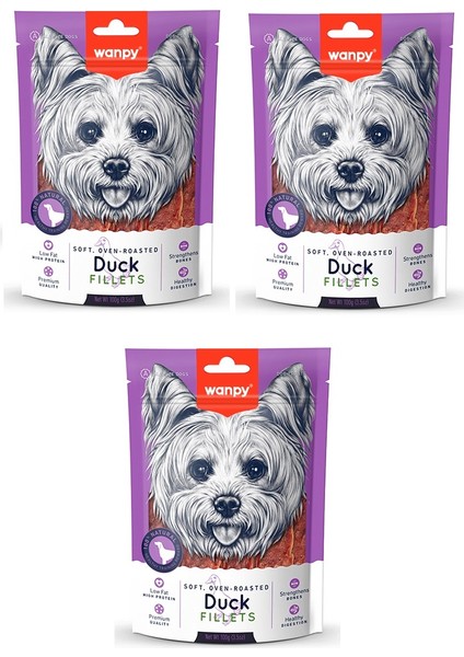 Ördek Fileto Köpek Ödülü 100 Gr. x 3 Adet