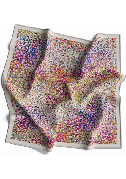 90 x 90 Dijital Bambu Kraş Eşarp -03564