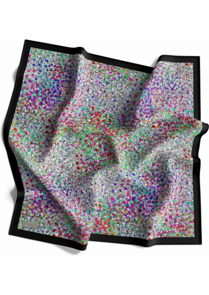 90 x 90 Dijital Bambu Kraş Eşarp -03565
